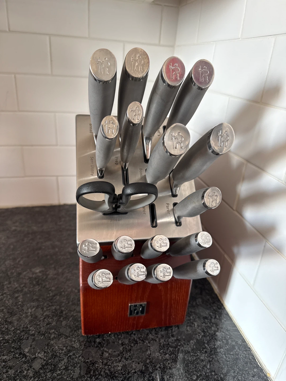 J.A. Henckels International 19-Piece Knife Block Set