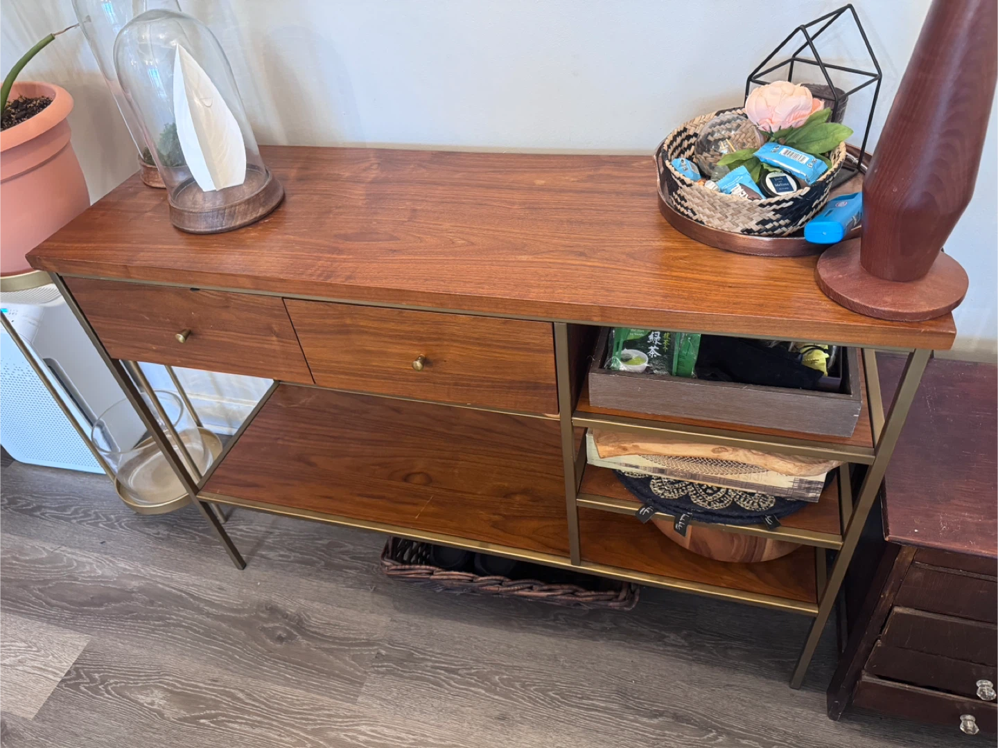 West Elm Mid-Century Modern Console Table with Drawers - photo 4