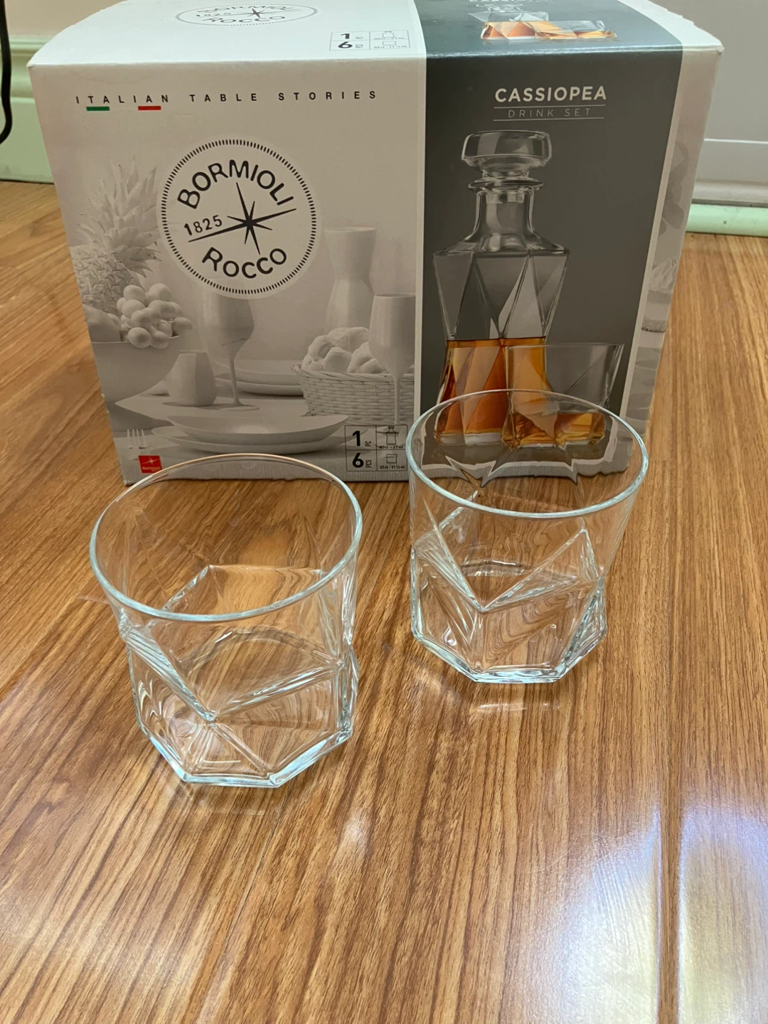 Bormolio Rocco Cassiopea glasses