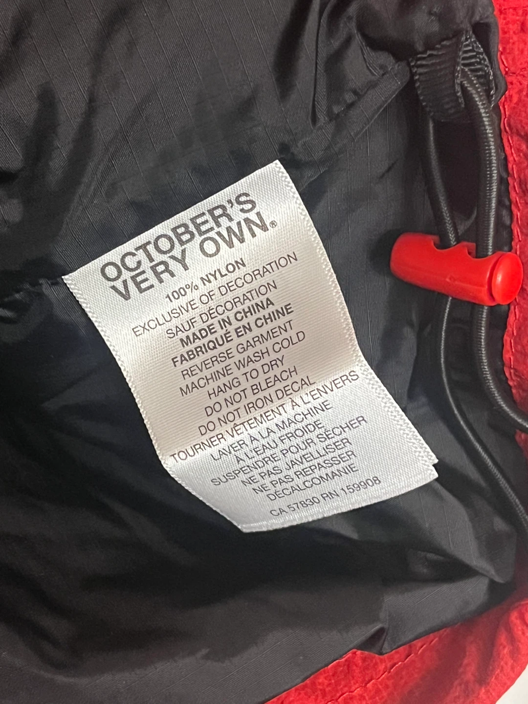 October's Very Own OVO Jacket Men’s Size Small - photo 5