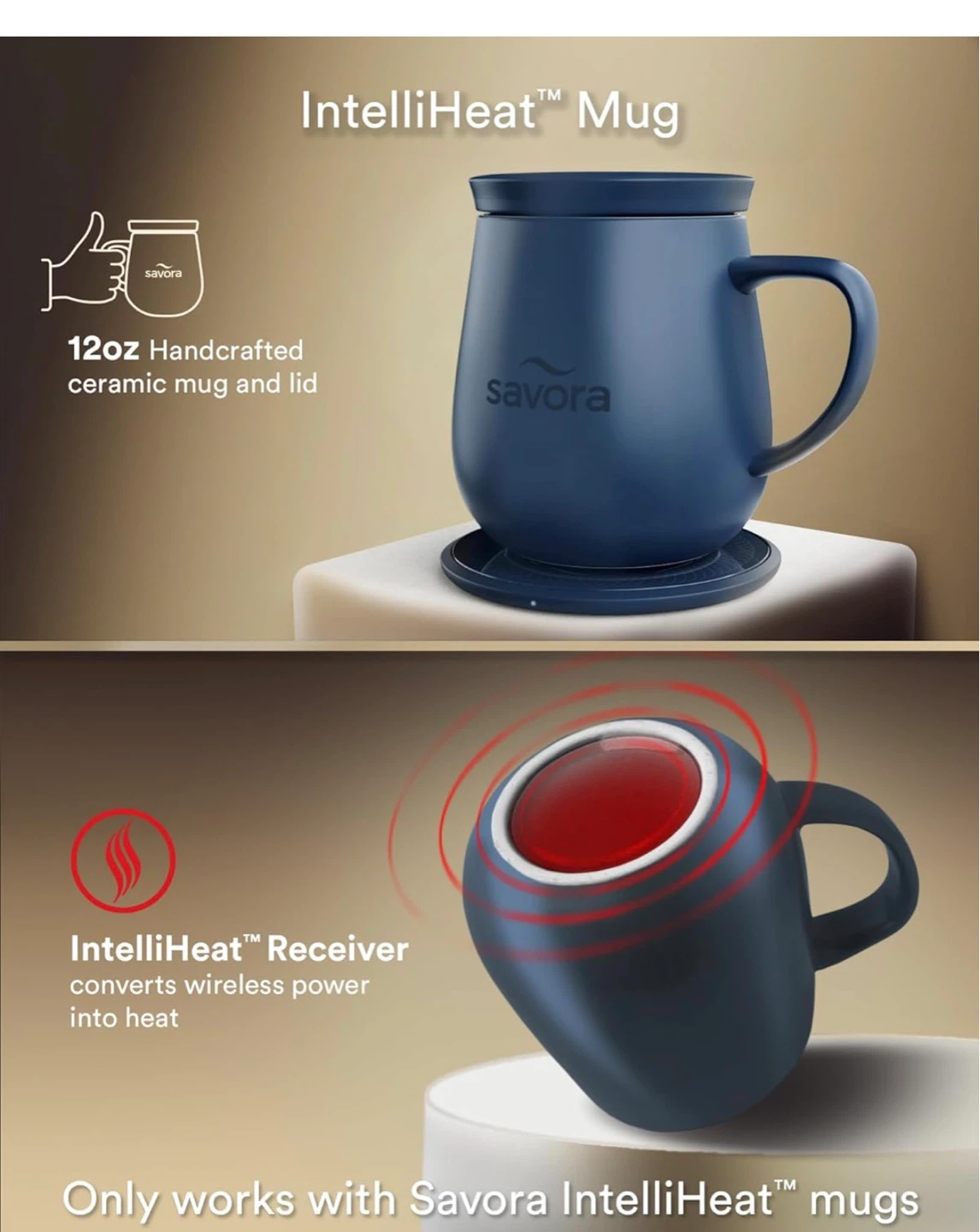 Savore IntelliHeat Smart Mug and Charging Pad - photo 4