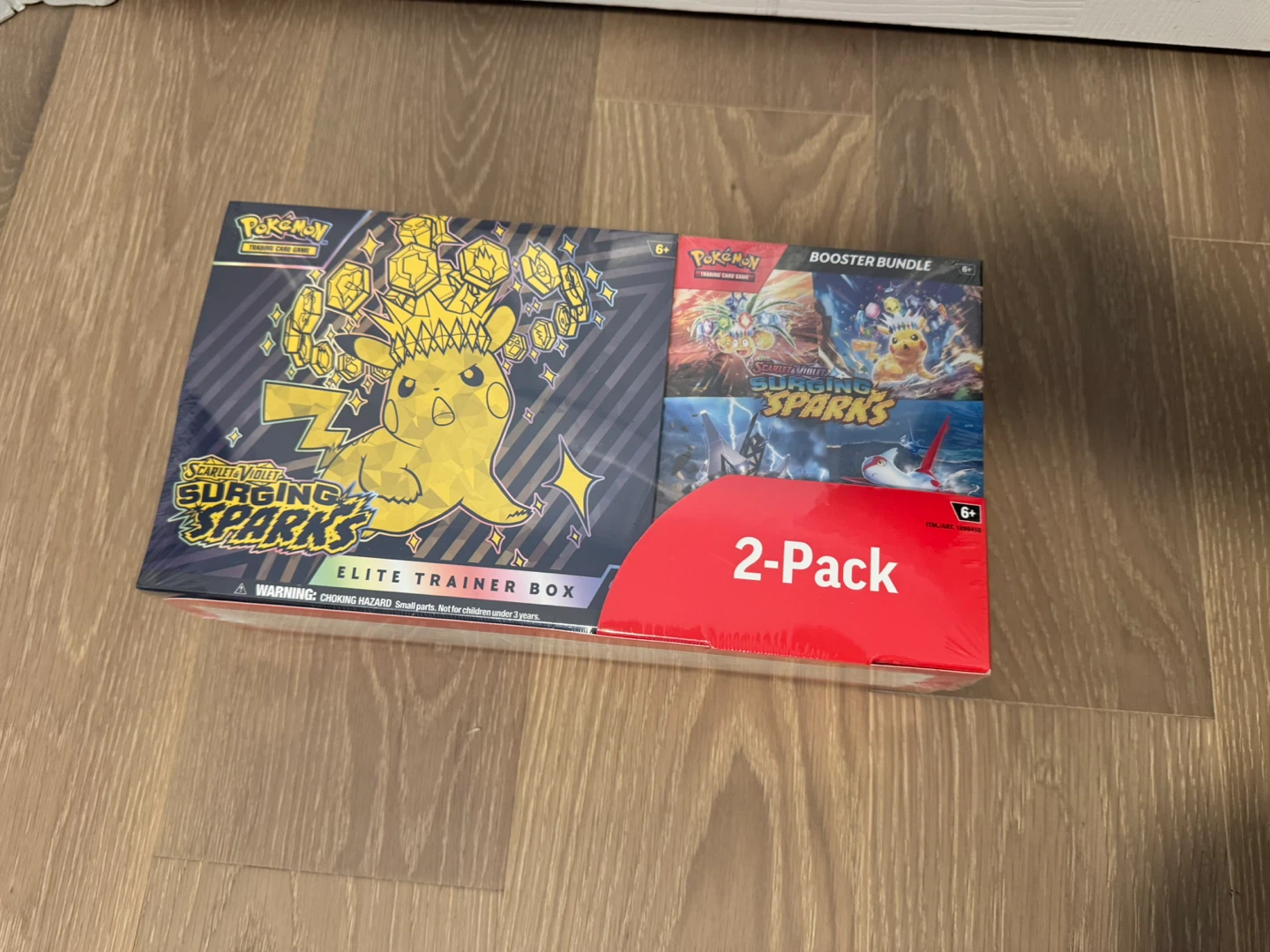 Pokemon: "Scarlet & Violet-surging sparks" ETB + booster bundle