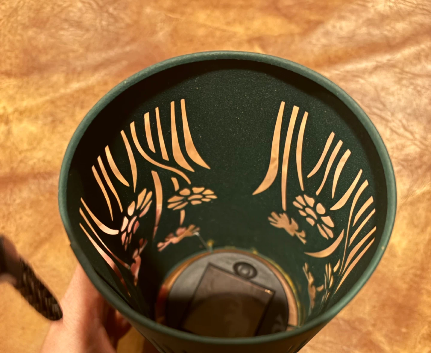 Green Cutout Lantern - photo 2
