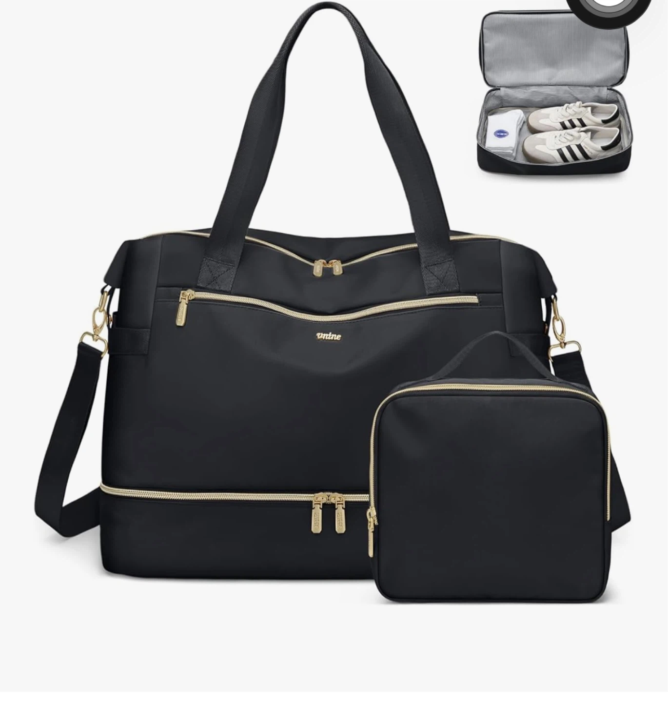 Travel Duffle Bag with Shoe Compartment