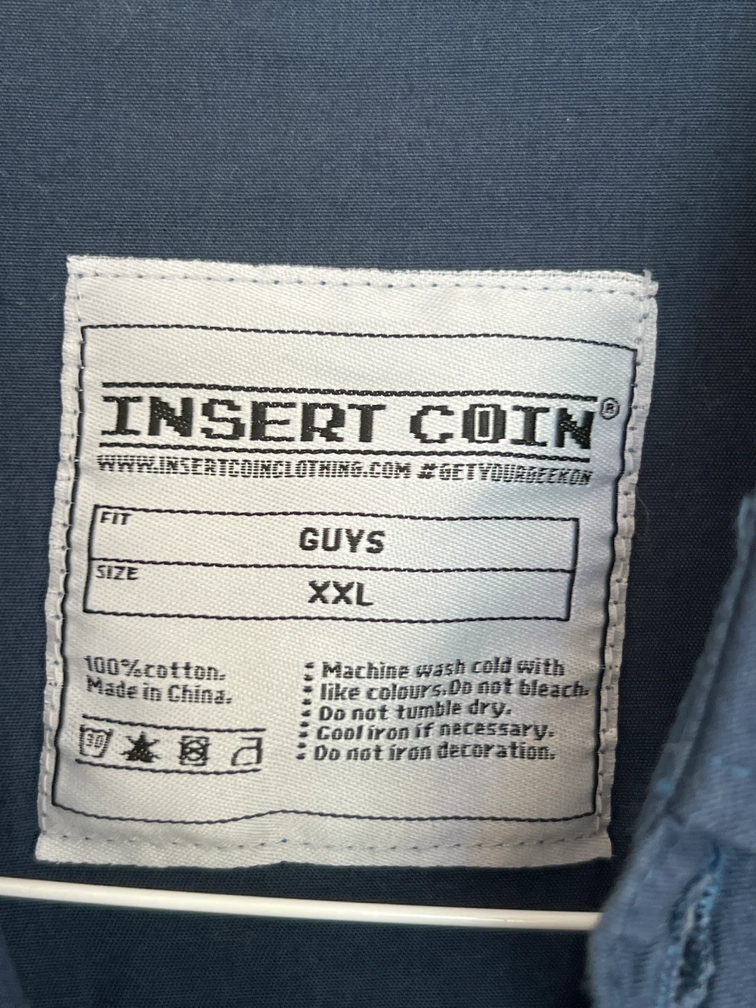 Insert Coin FOXHOUND Snake "Special Force Group" XXL Navy Shirt - photo 2