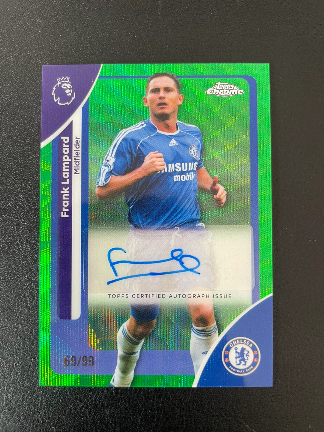 Frank Lampard Autograph 69/99 - 2026 Topps Chrome Premier League