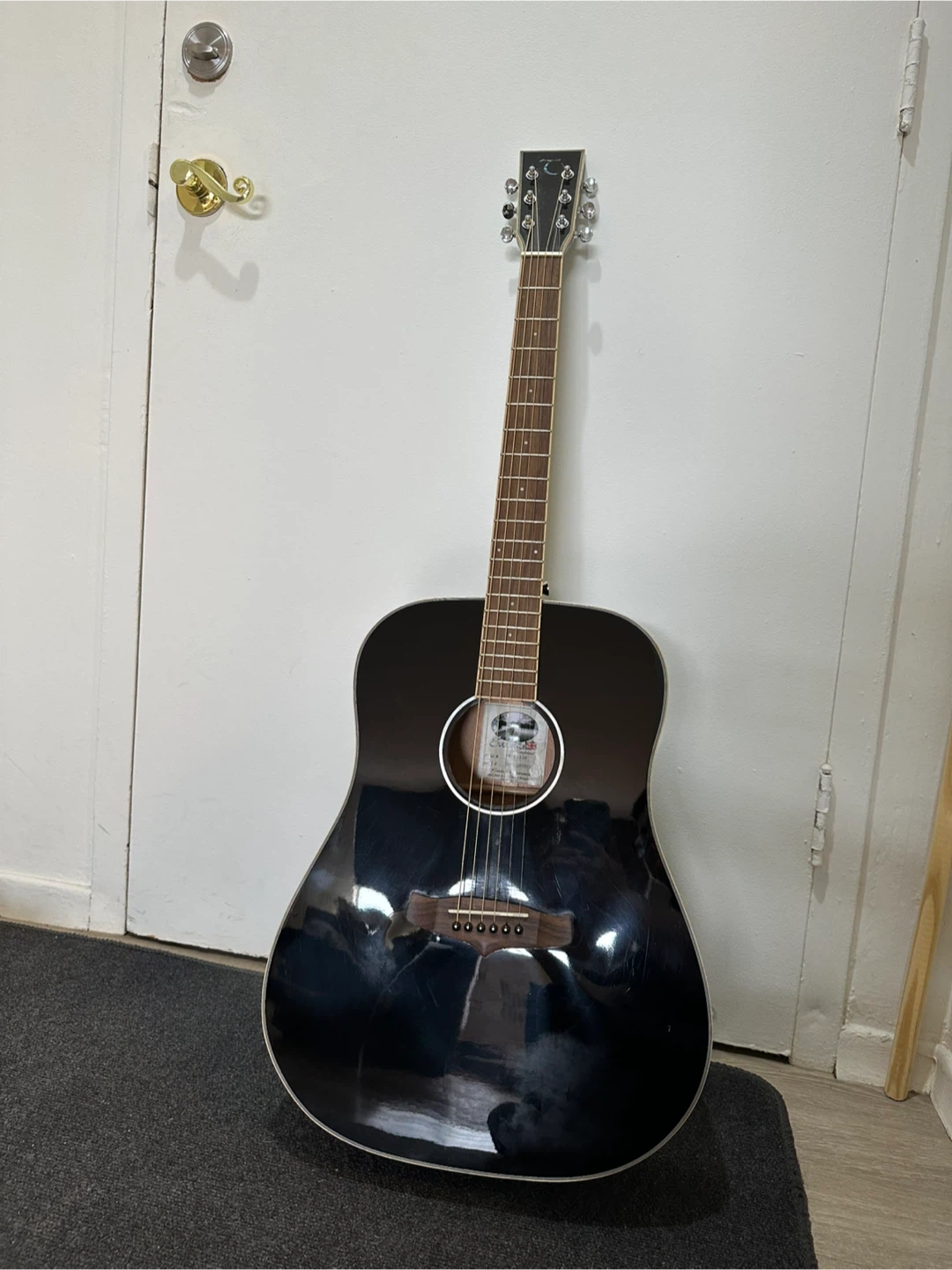 Tanglewood TW28 CHLK Acoustic Guitar - Black