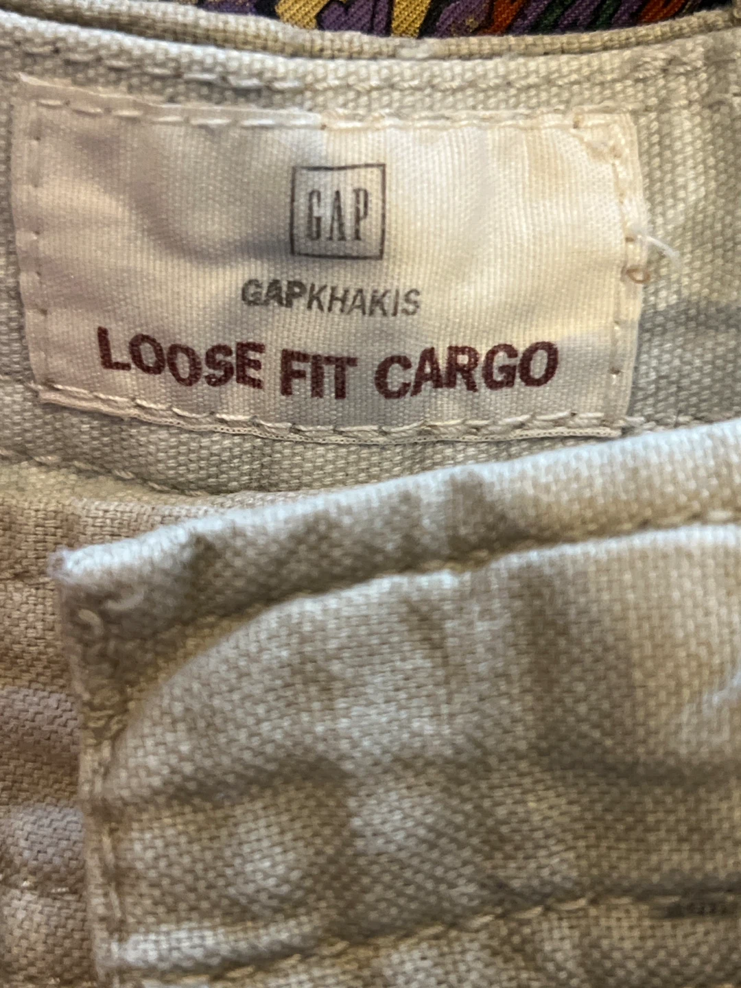 Gap Khakis Loose Fit Cargo Shorts Size 38 - photo 4