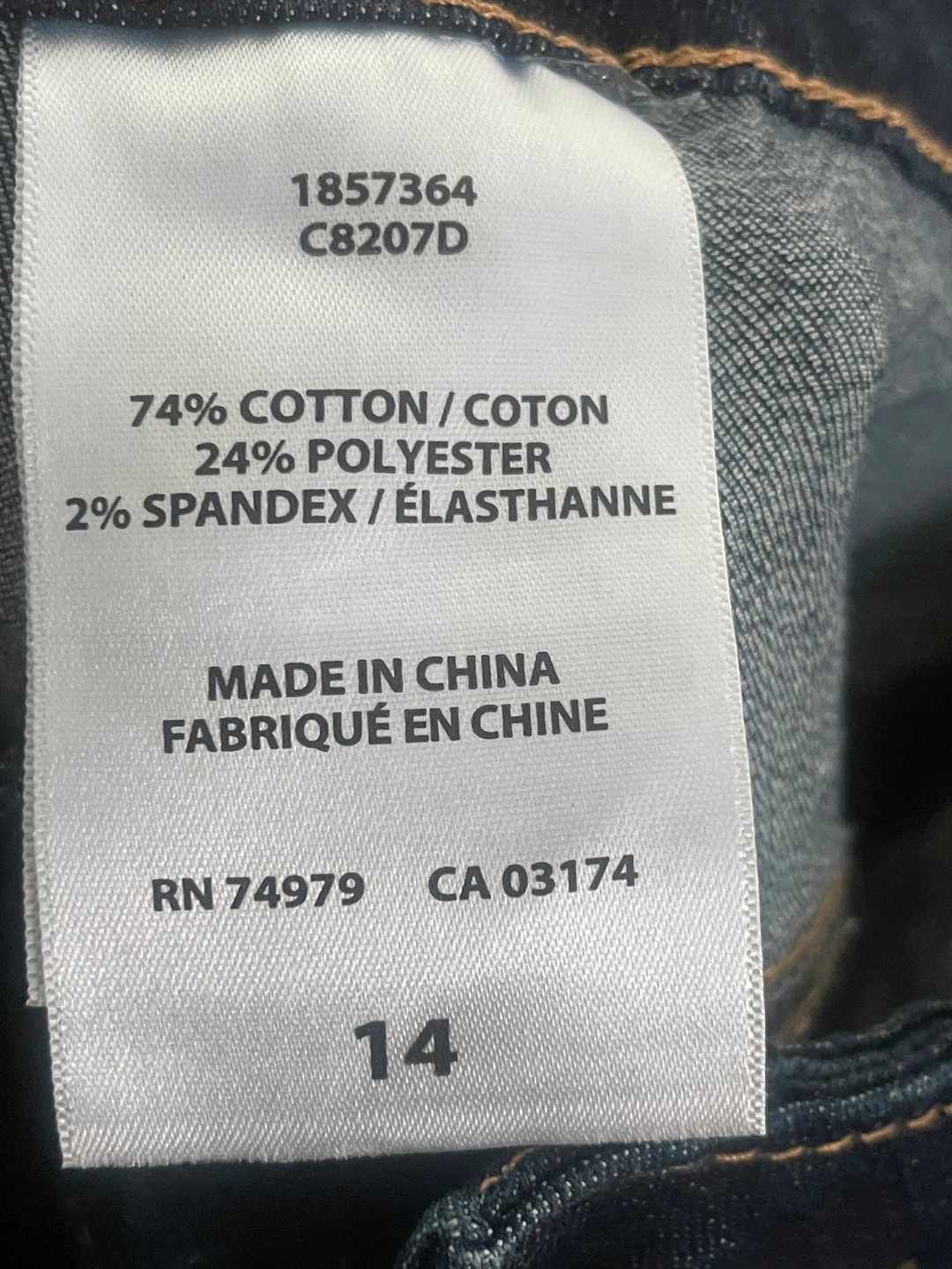 Santana Jeans Women's Size 14 Dark Wash - photo 2