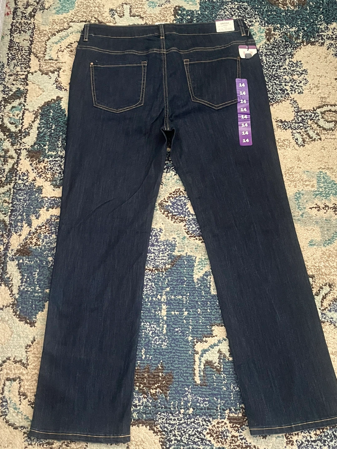 Santana Jeans Women's Size 14 Dark Wash - photo 3