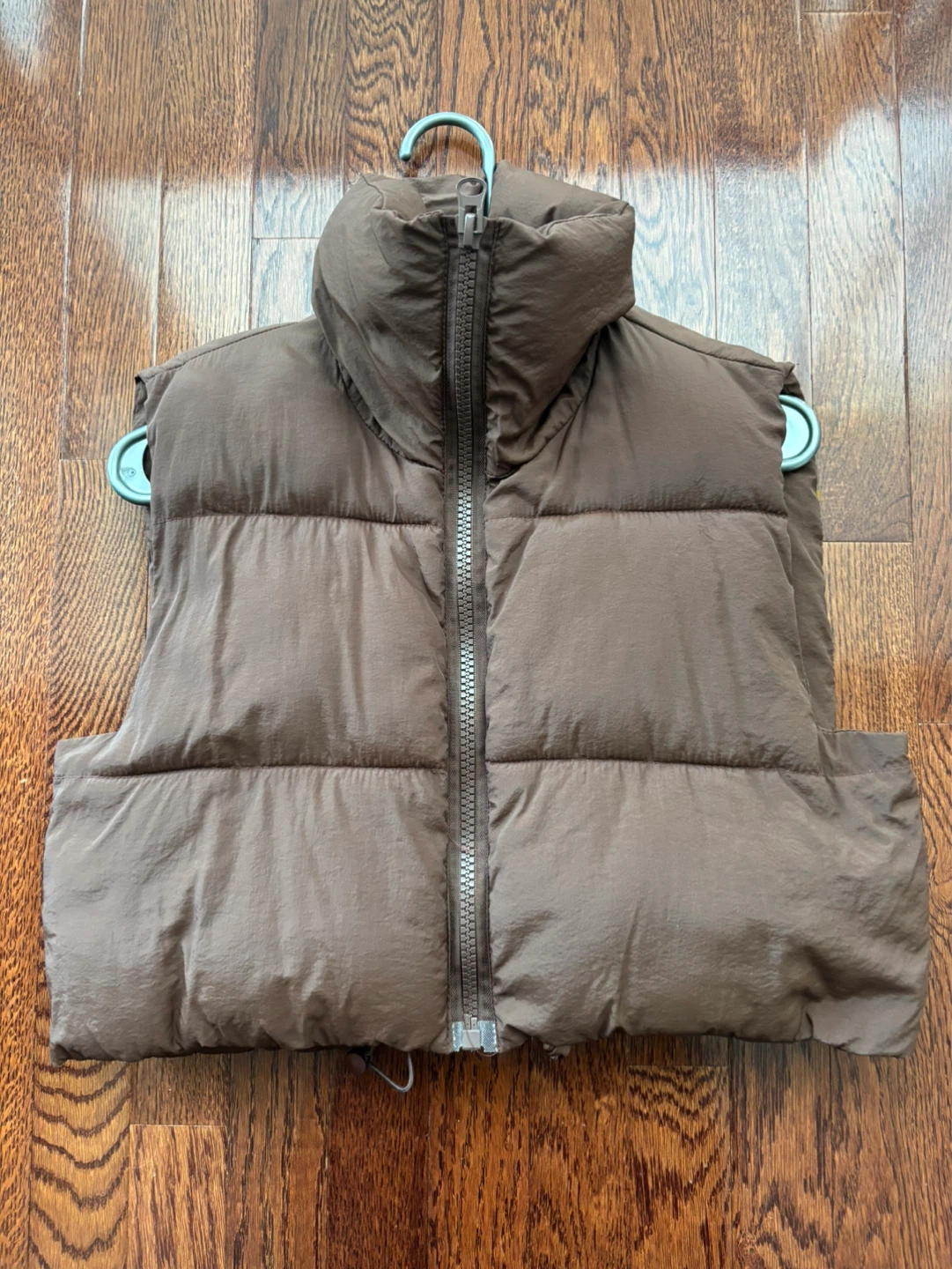Chocolate Brown Puffer Vest