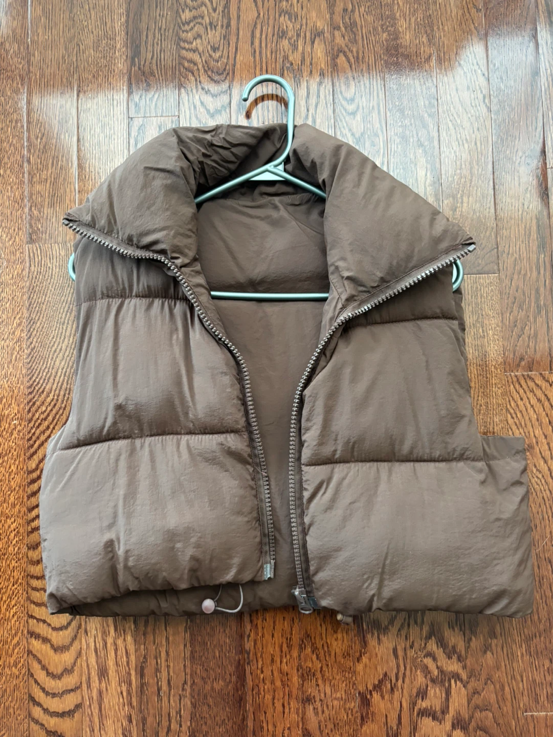 Chocolate Brown Puffer Vest - photo 2