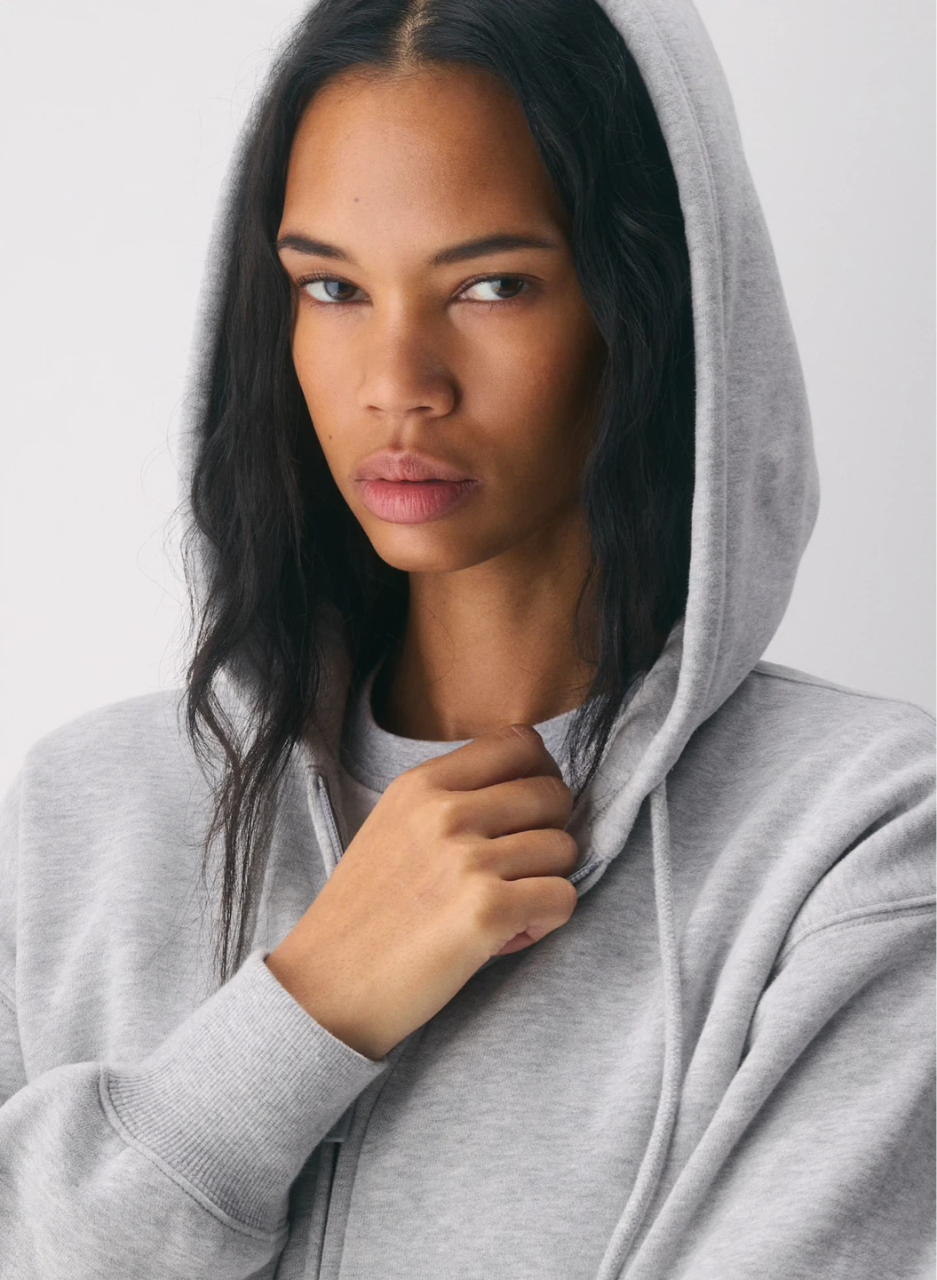 TNA Aritzia Cozy Sweatfleece Boyfriend Zip Hoodie - photo 3