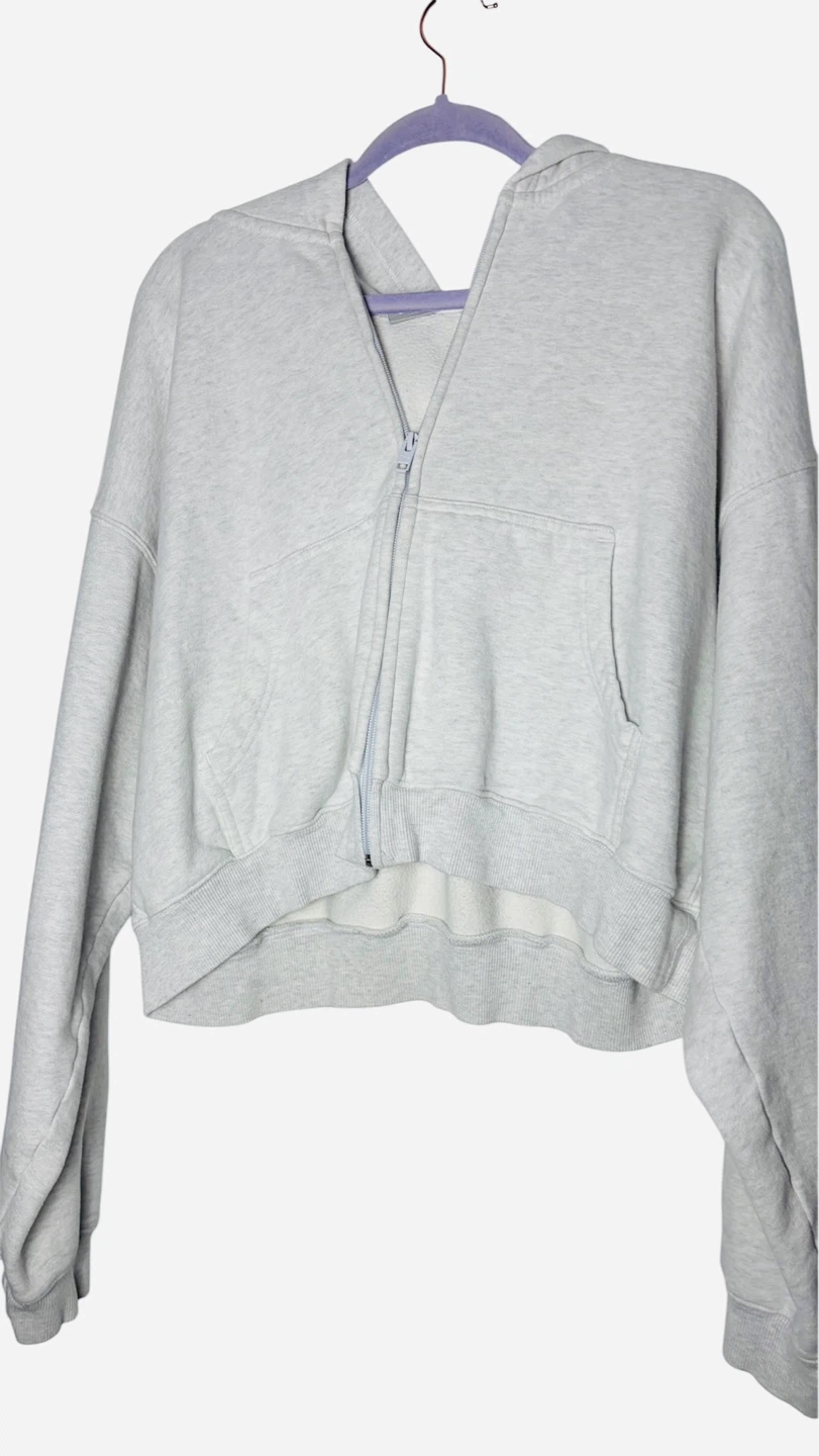 TNA Aritzia Cozy Sweatfleece Boyfriend Zip Hoodie - photo 4