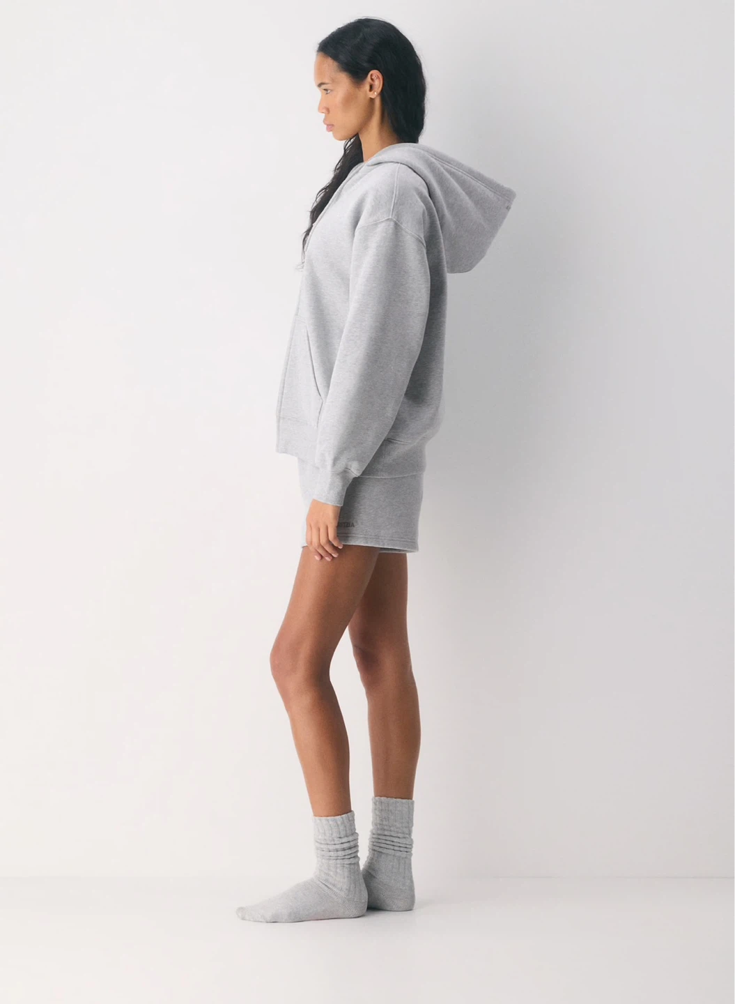 TNA Aritzia Cozy Sweatfleece Boyfriend Zip Hoodie - photo 2