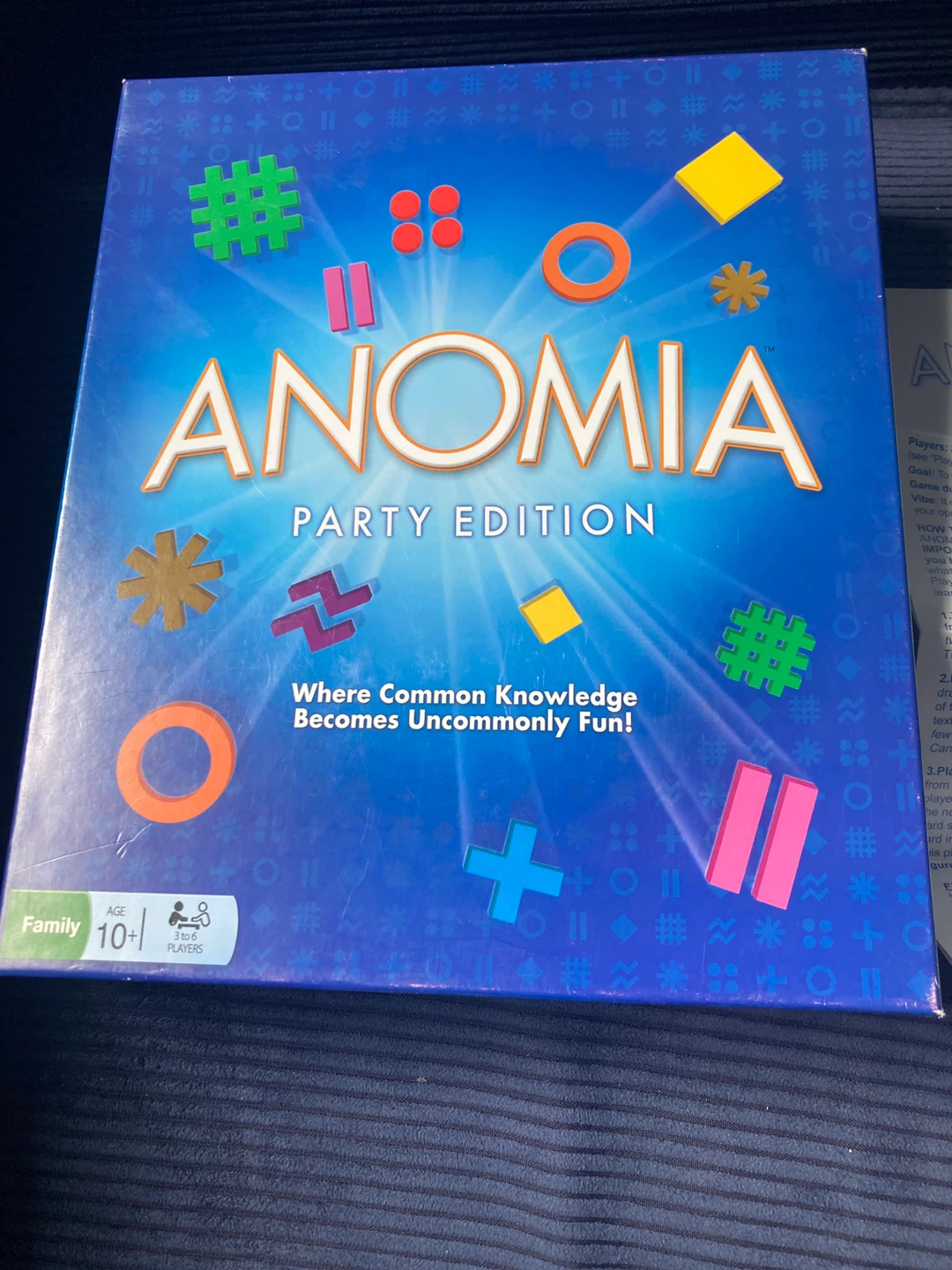 Board game: Anomia Party Edition