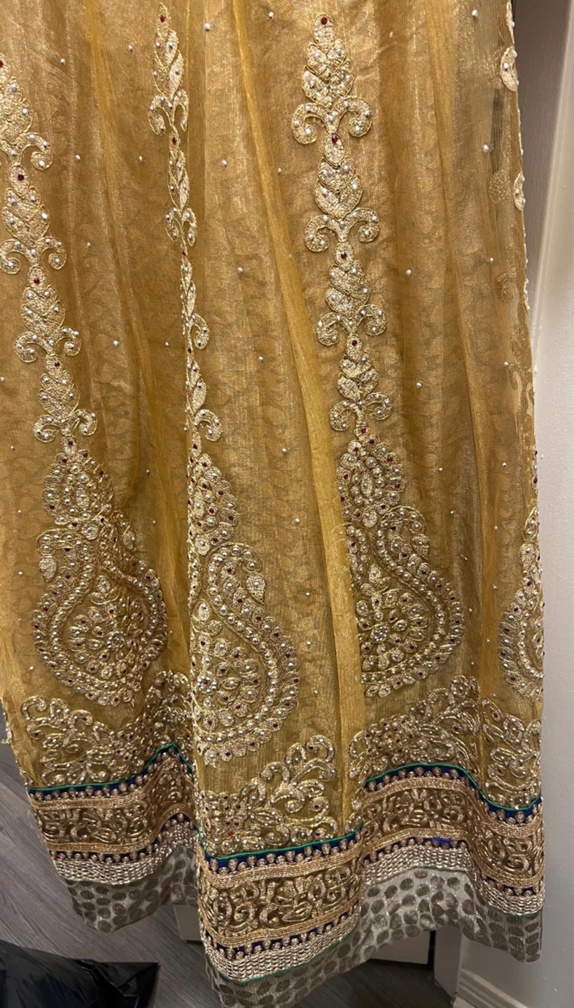 Gold Embellished Maxi Dress - photo 2