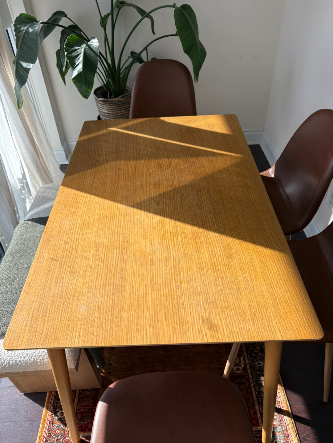 Mid-century Modern Dining Table and Chairs Set - photo 2