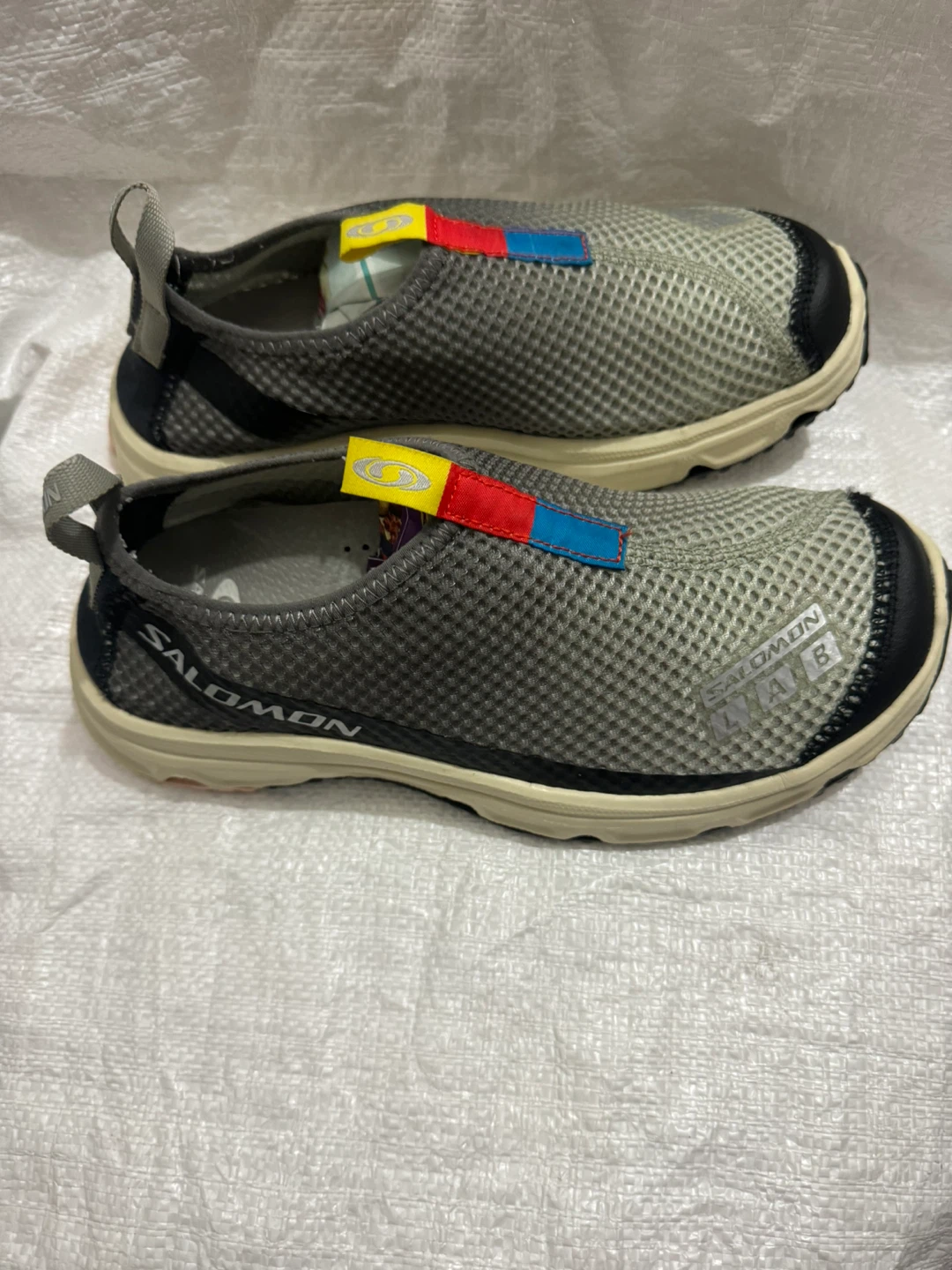 Salomon Grey Mesh Slip-On Shoes - photo 2