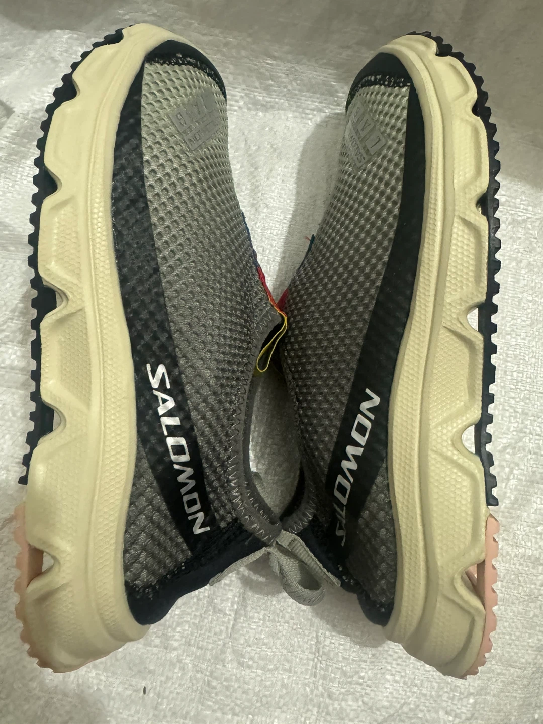 Salomon Grey Mesh Slip-On Shoes - photo 5