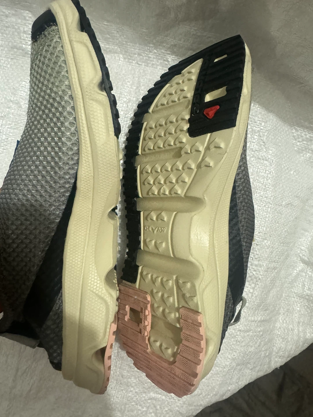 Salomon Grey Mesh Slip-On Shoes - photo 4