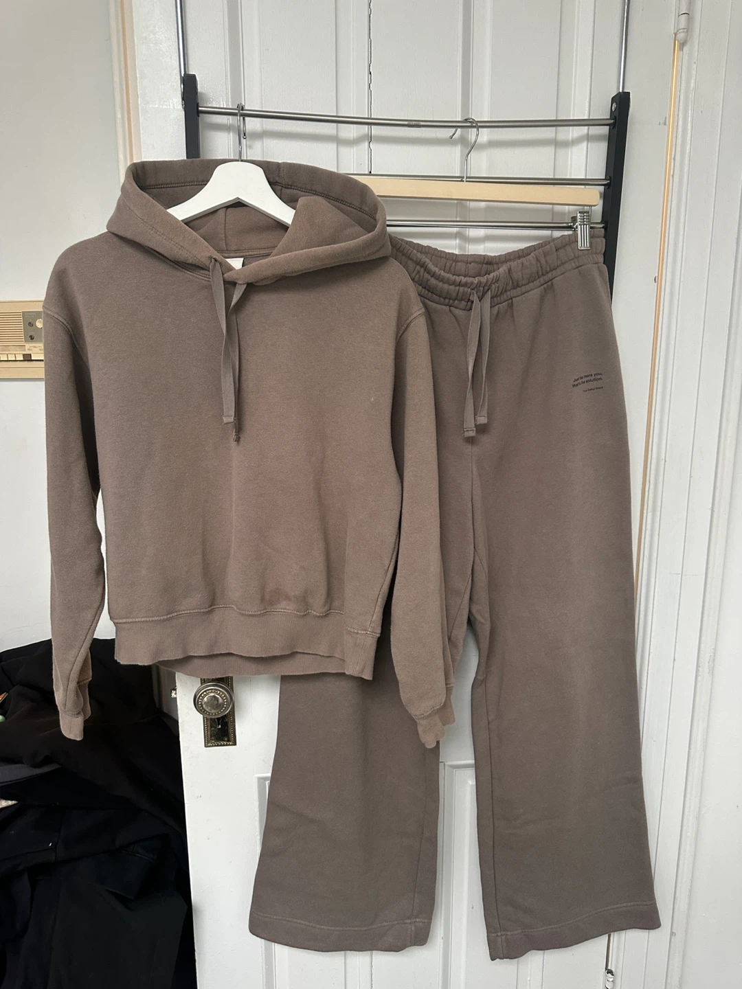 H&M Brown Hoodie and Sweatpants Set