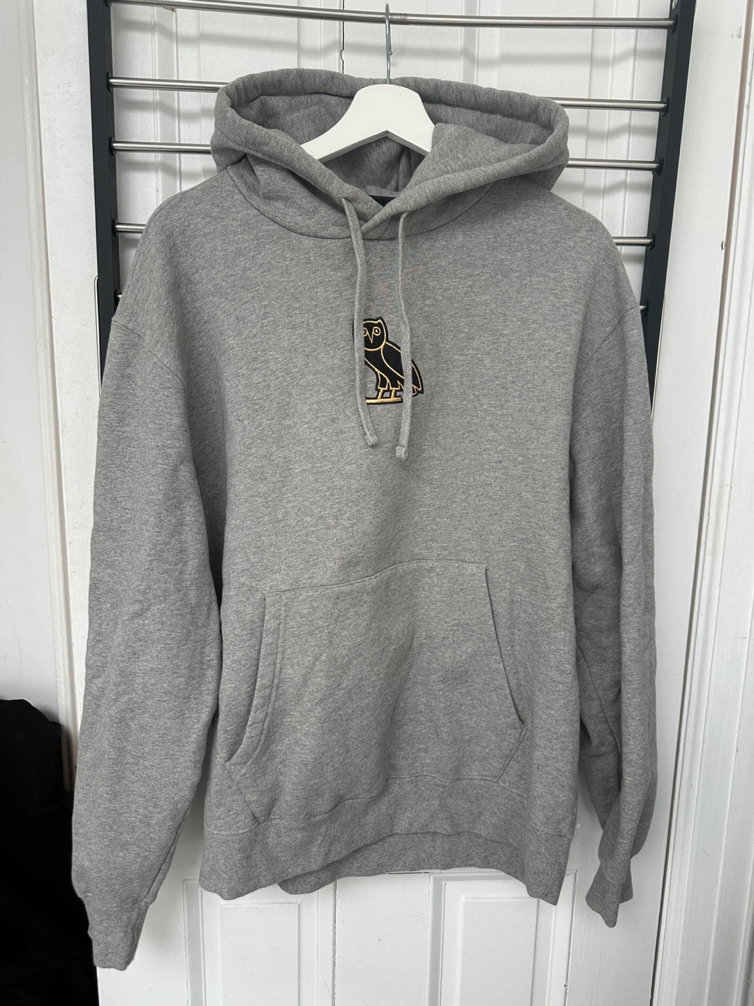 OVO Owl Hoodie Grey Size M