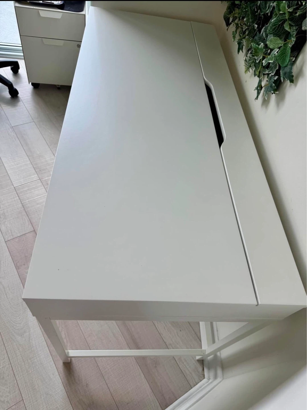 Modern White Desk with Storage - photo 3