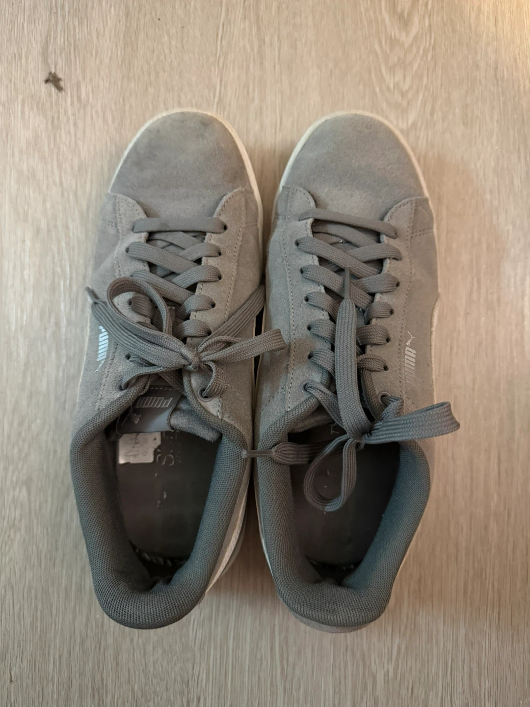Puma Suede Grey Sneakers - Women's Size 9