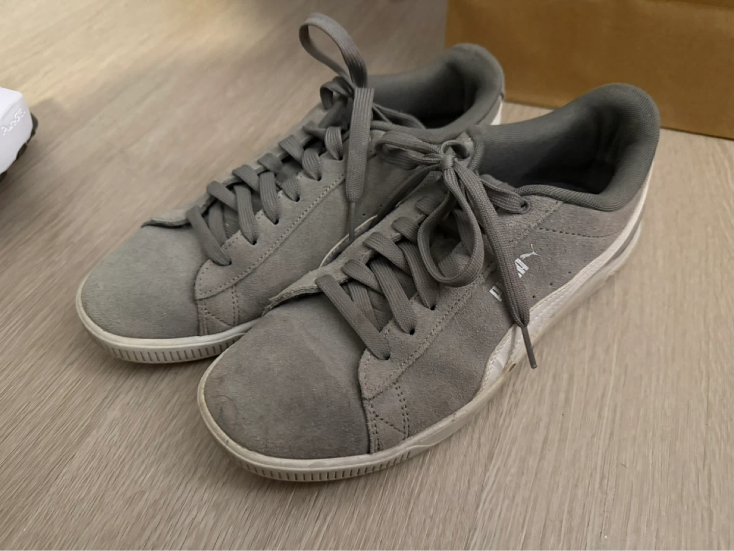 Puma Suede Grey Sneakers - Women's Size 9 - photo 3