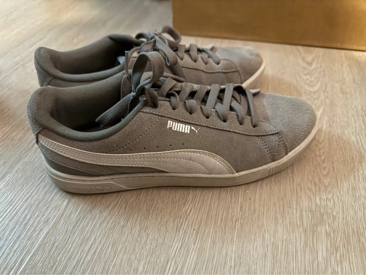 Puma Suede Grey Sneakers - Women's Size 9 - photo 2
