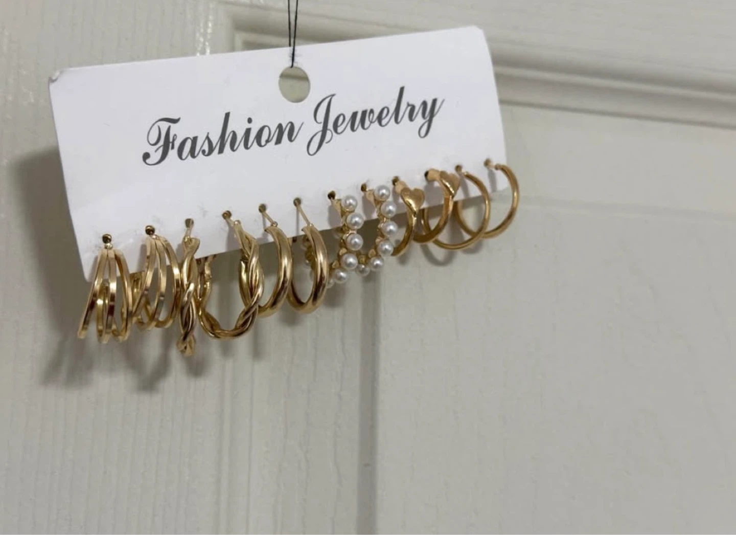 Fashion Jewelry Hoop Earring Set (Gold Tone) - photo 5