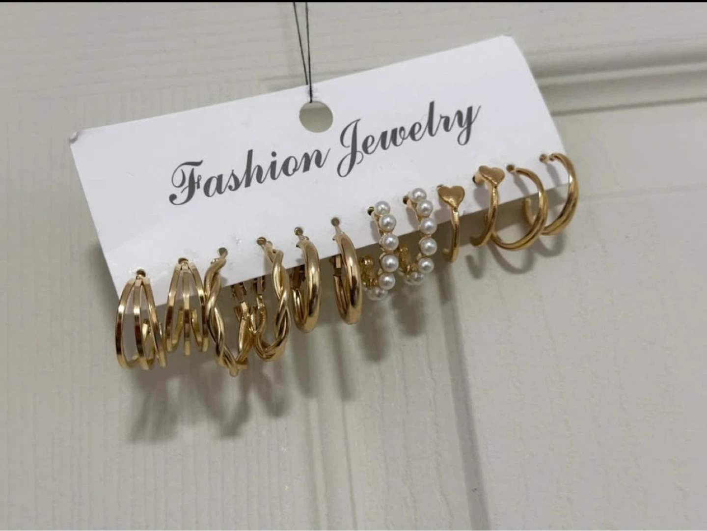 Fashion Jewelry Hoop Earring Set (Gold Tone) - photo 4