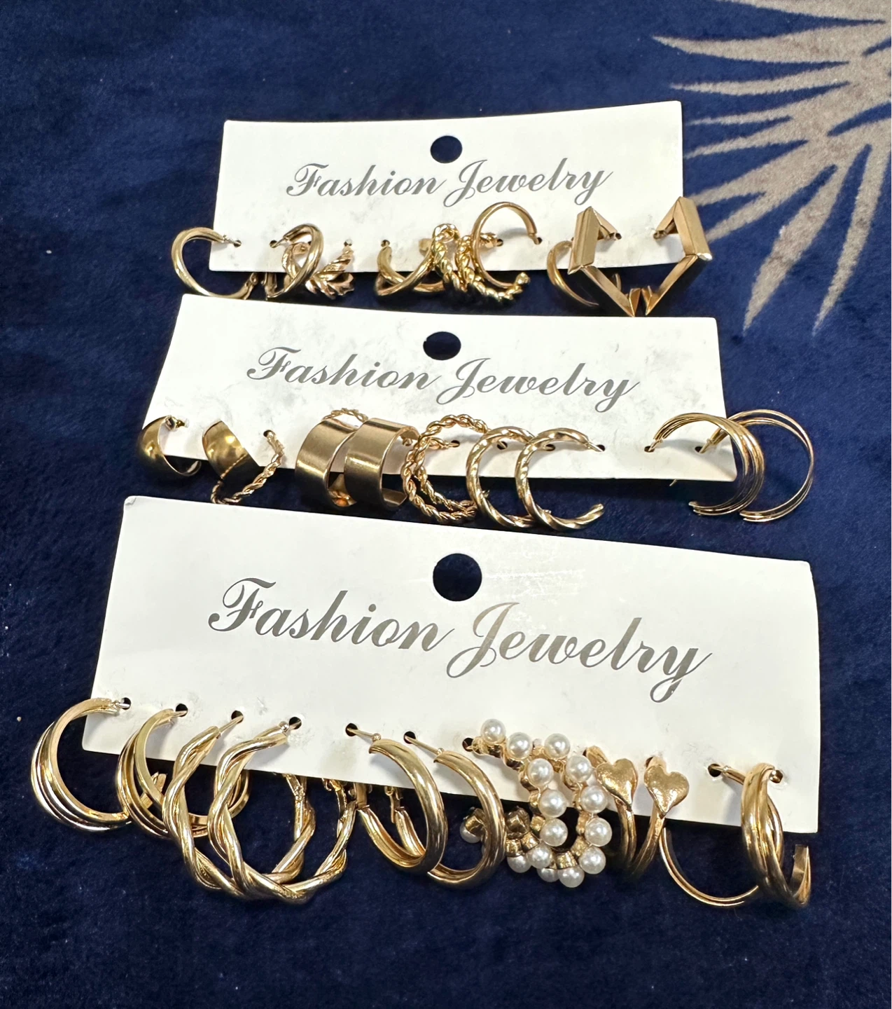 Fashion Jewelry Hoop Earring Set (Gold Tone) - photo 2