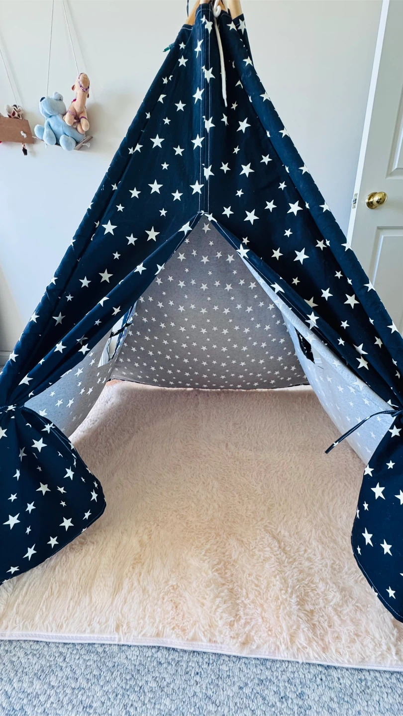 Children's Star Print Teepee Tent - photo 3