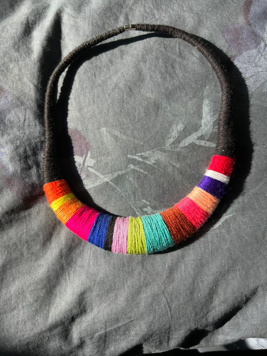 🌱Handmade Colourful Yarn Necklace