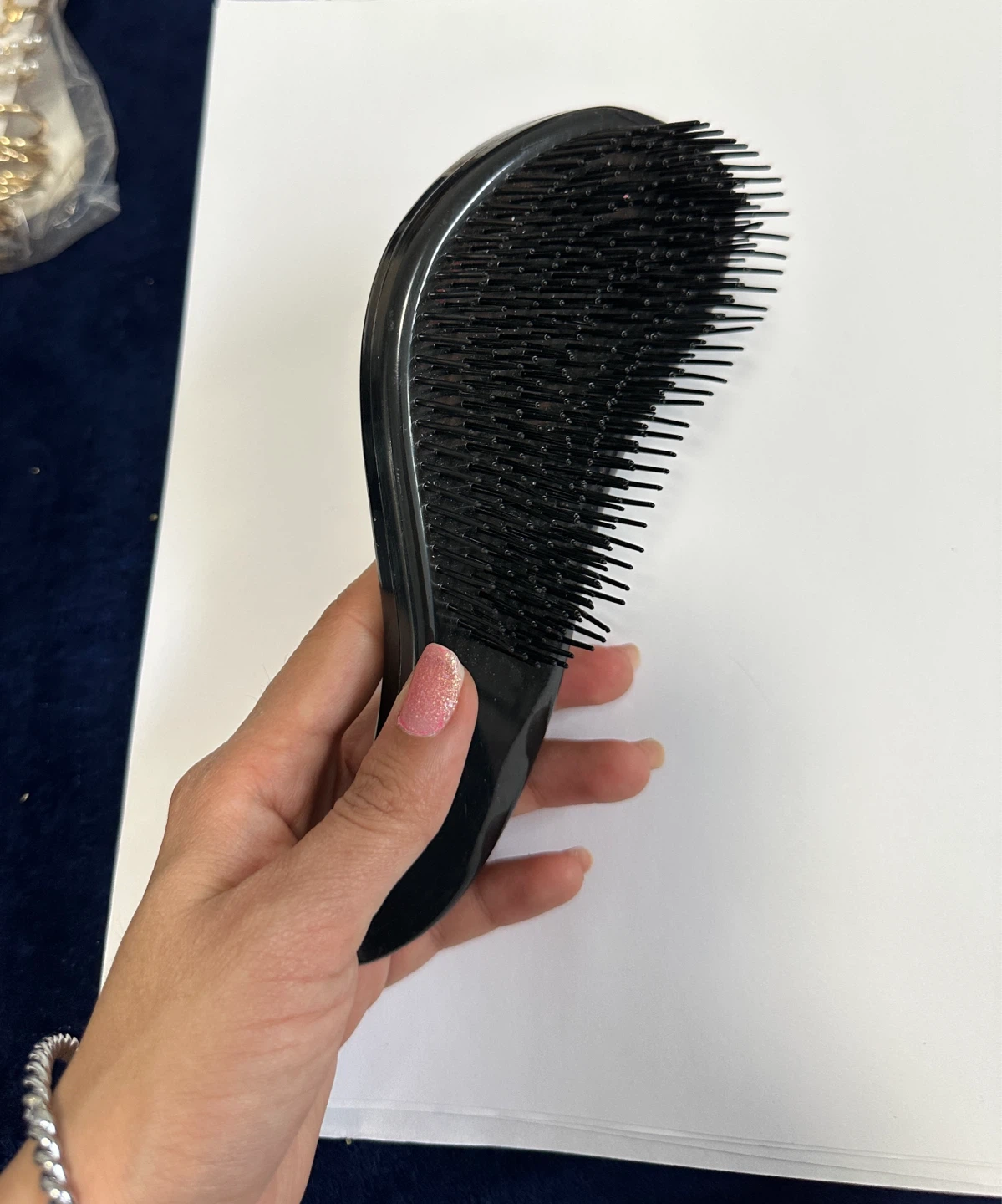 Steam Styler Detangling Hair Brush - Black