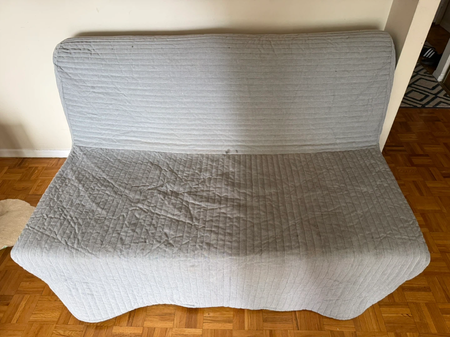 Grey Futon Sofa Bed Cover - photo 2