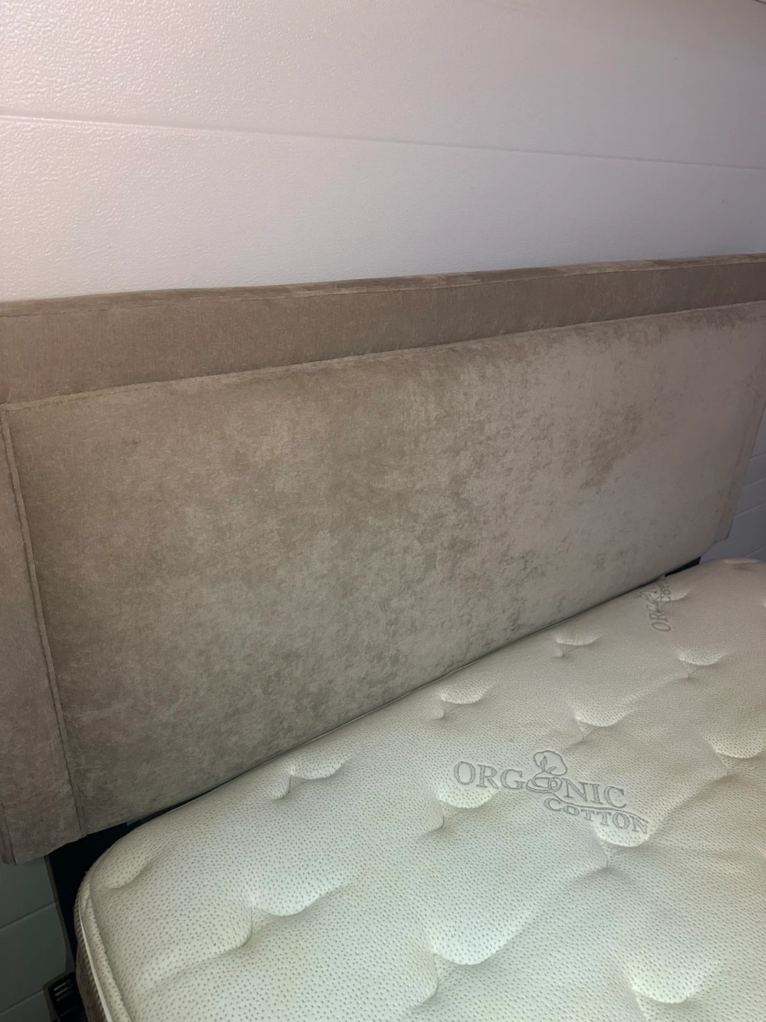 QUEEN SIZE BED SET (NEUTRAL BEIGE COLOR) - photo 4