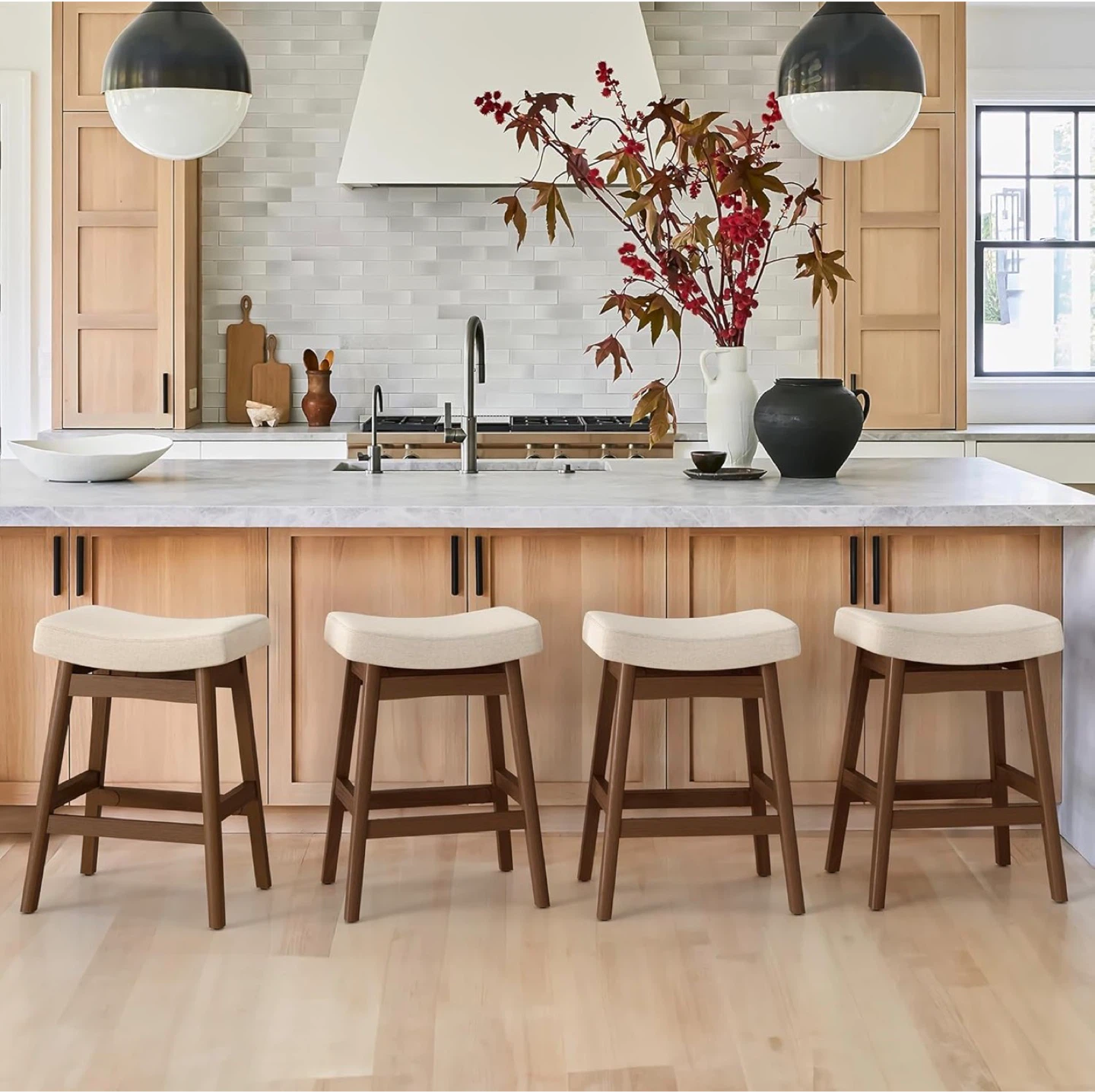 Mercedes Series Saddle Bar Stools - Set of 4 - photo 5