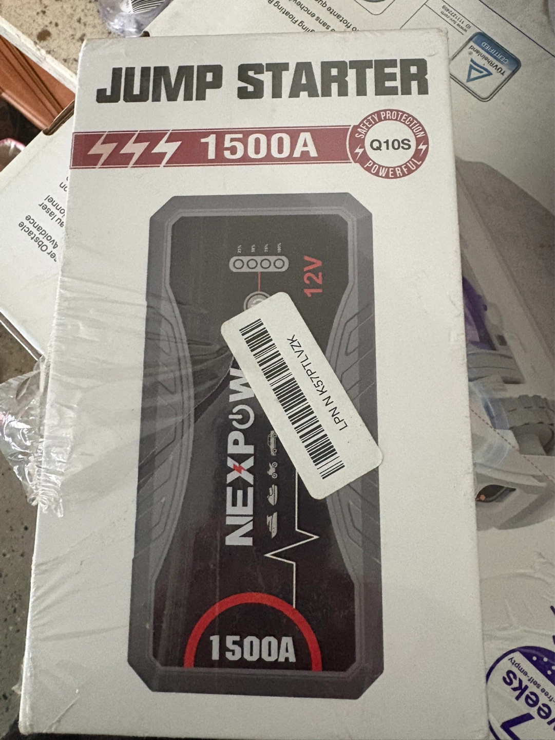 NEXPOW Jump Starter 1500A 12V Q10S
