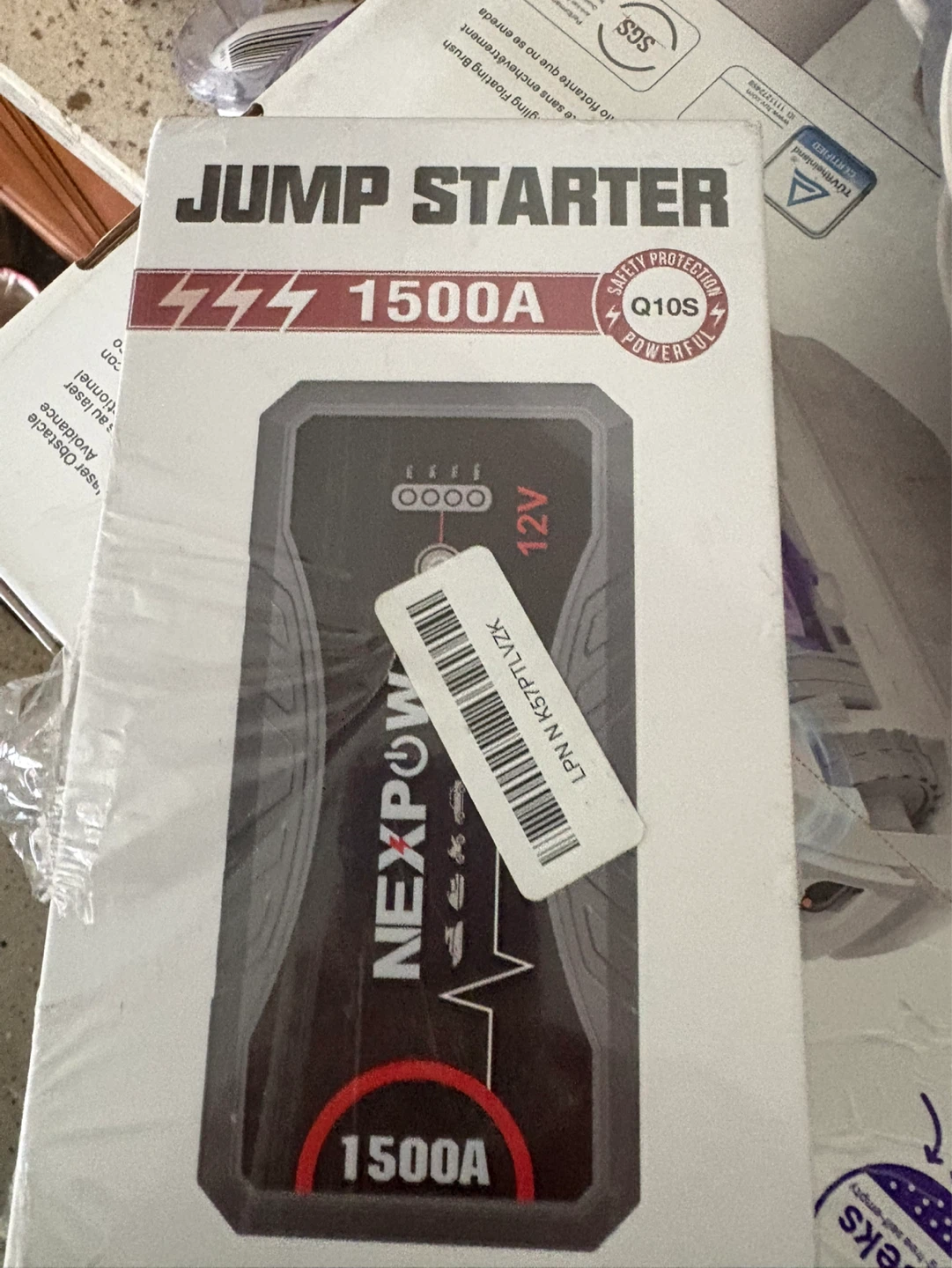 NEXPOW Jump Starter 1500A 12V Q10S - photo 2