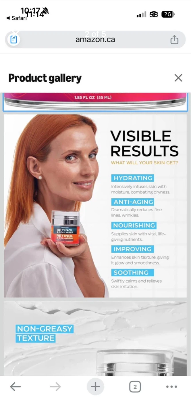 MOONRIN COSMETICS Retinol & Collagen Cream w/ Hyaluronic Acid - photo 3