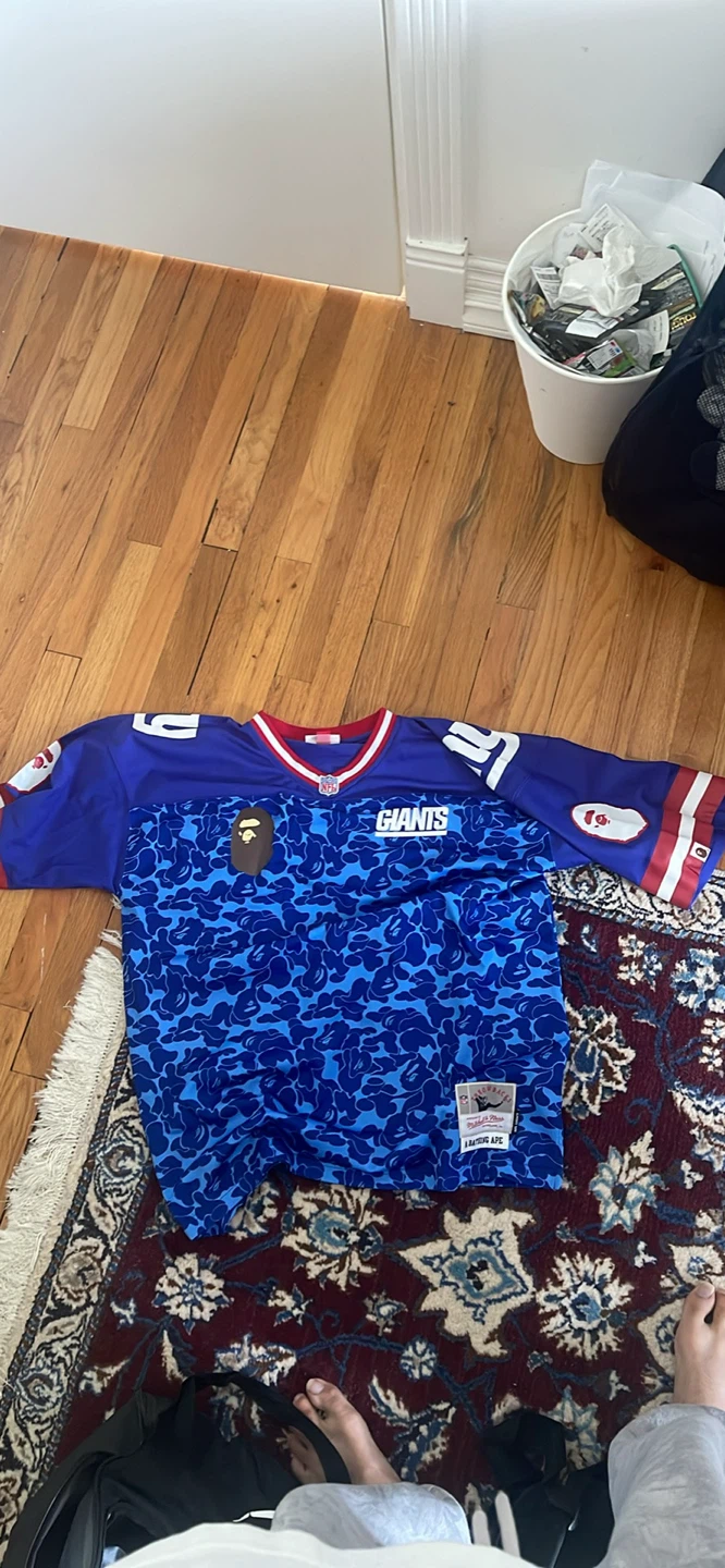 A Bathing Ape x NFL New York giants jersey