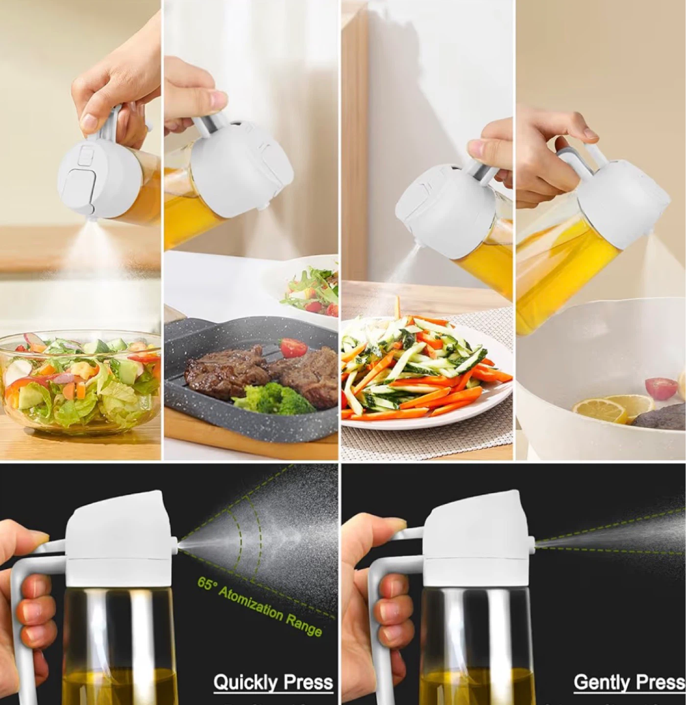 2-in-1 Oil Dispenser and Sprayer - 470ml - photo 4
