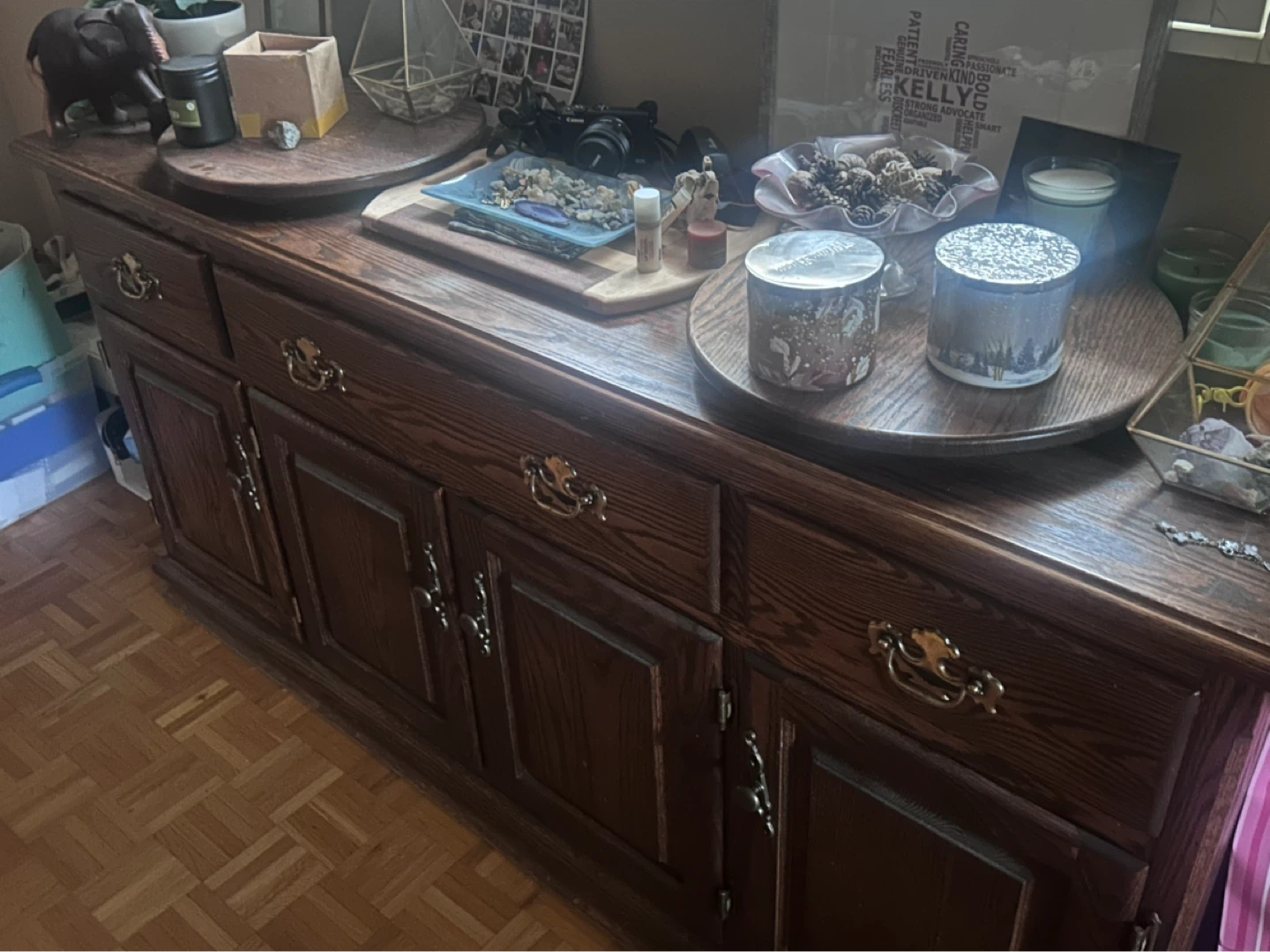 Classic Wood Dining Set — Table, 6 Chairs & Sideboard - photo 5