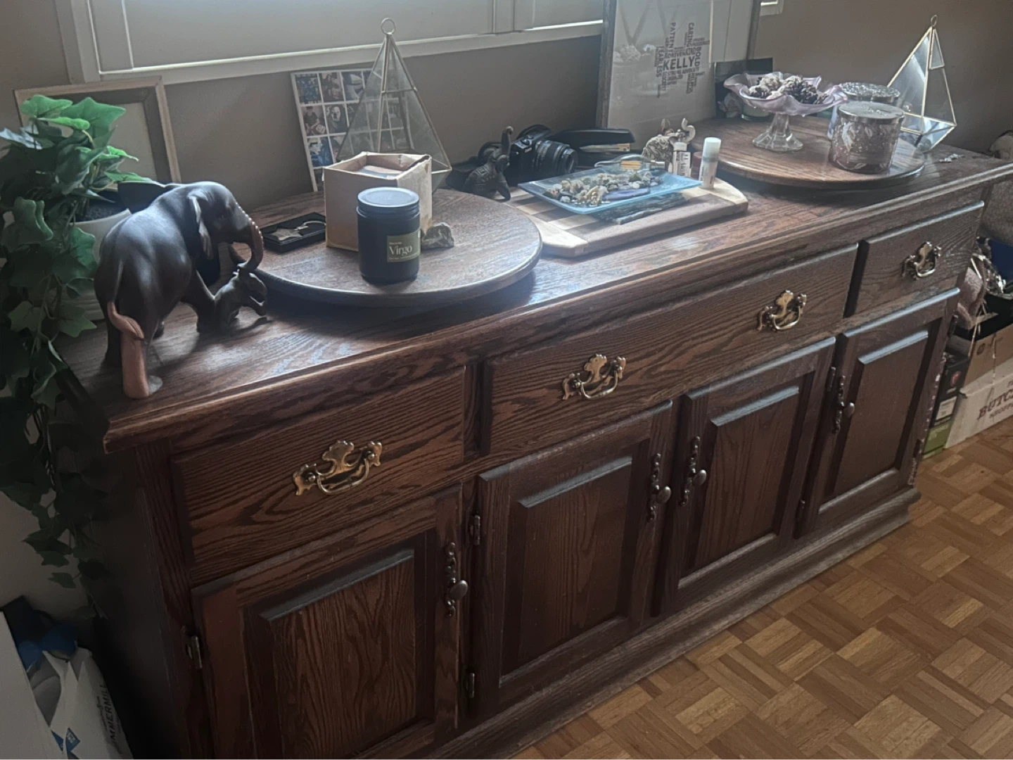 Classic Wood Dining Set — Table, 6 Chairs & Sideboard - photo 2