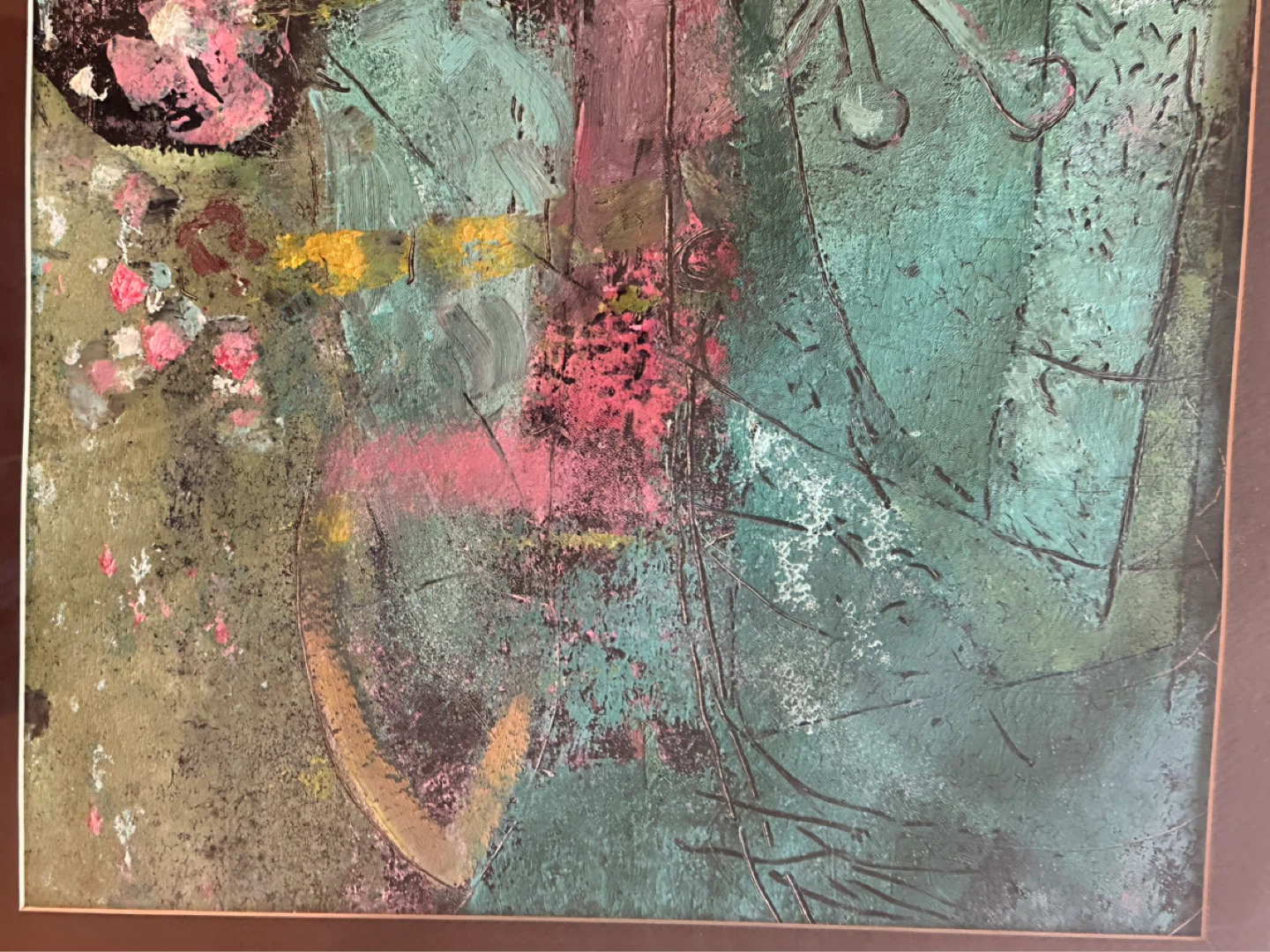 Abstract Floral Painting - photo 5