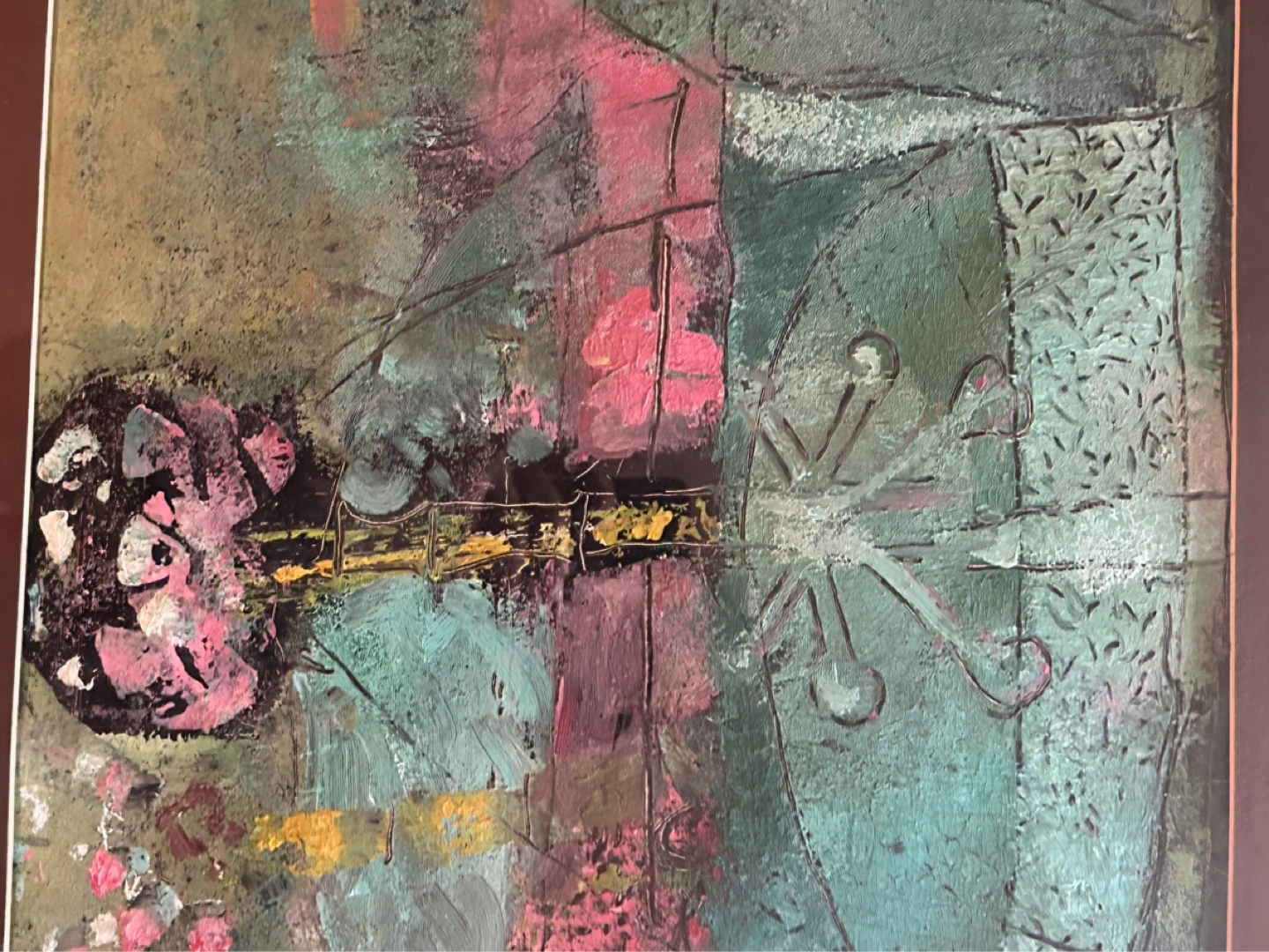 Abstract Floral Painting - photo 4