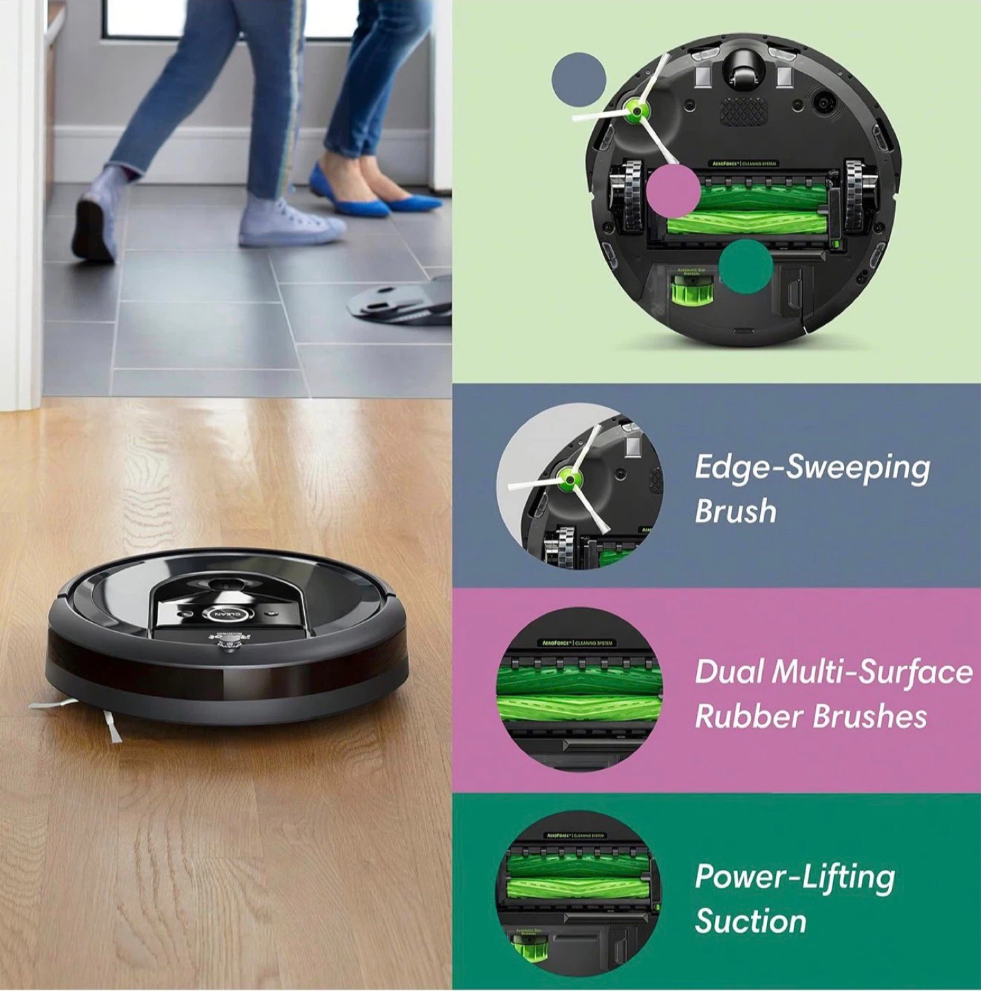 iRobot Roomba i7+ Robot Vacuum with Automatic Dirt Disposal - photo 5